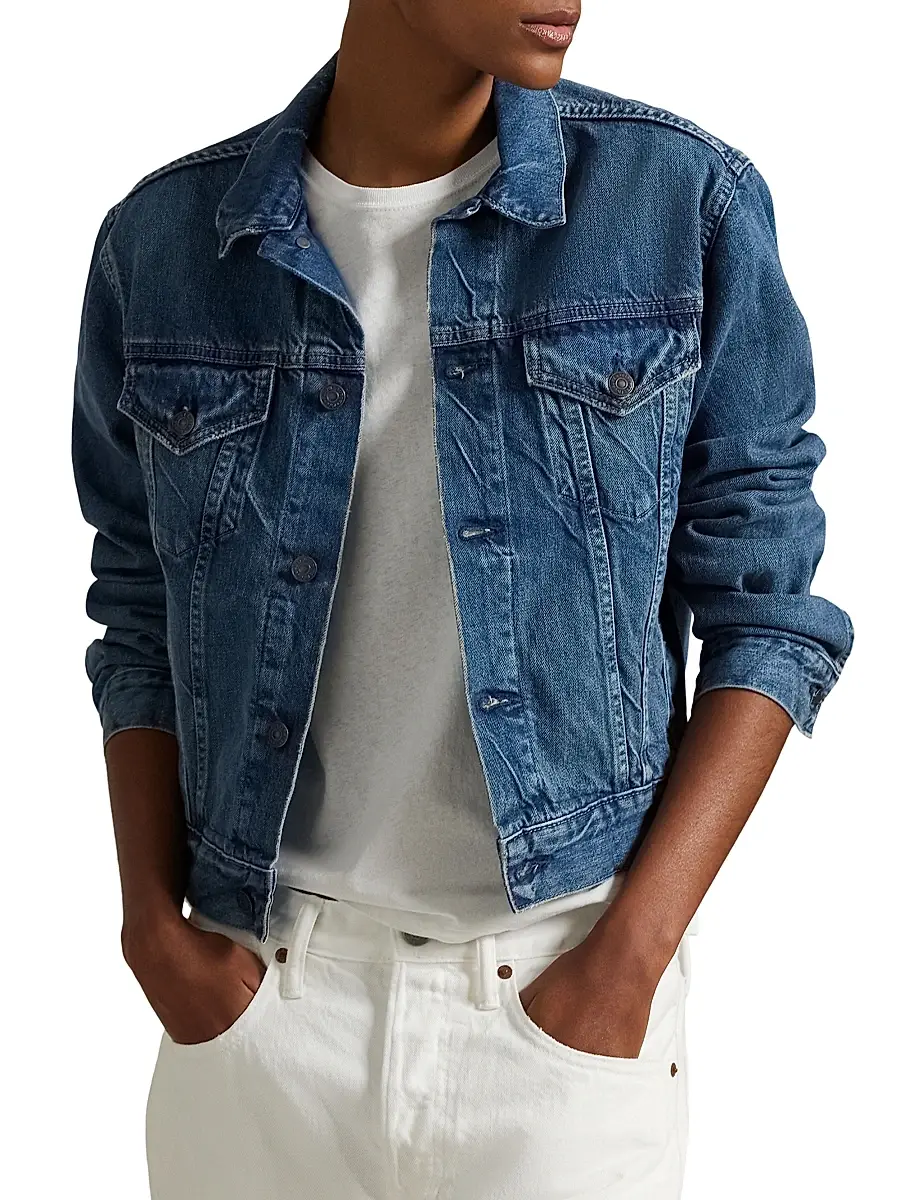 Polo Ralph Lauren Women's Relaxed Fit Denim Jacket | Thumbnail 3