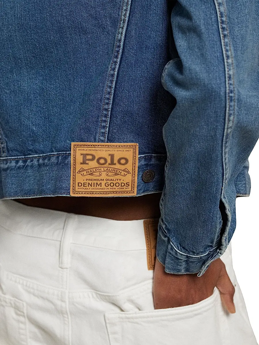 Polo Ralph Lauren Women's Relaxed Fit Denim Jacket | Thumbnail 6