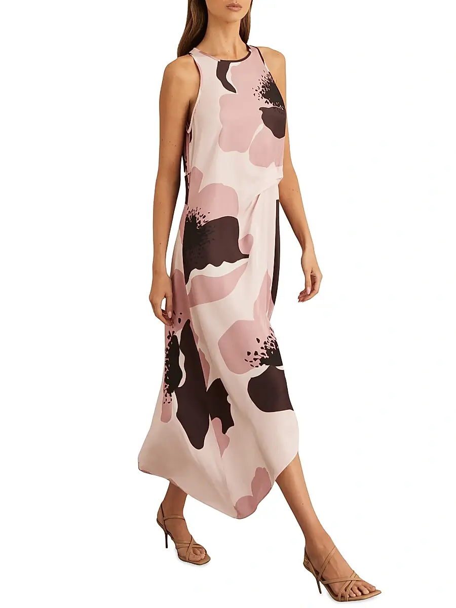 Reiss Women's Michalie Floral Midi-Dress | Thumbnail 2 Reiss Women's Michalie Floral Midi-Dress | Thumbnail 2