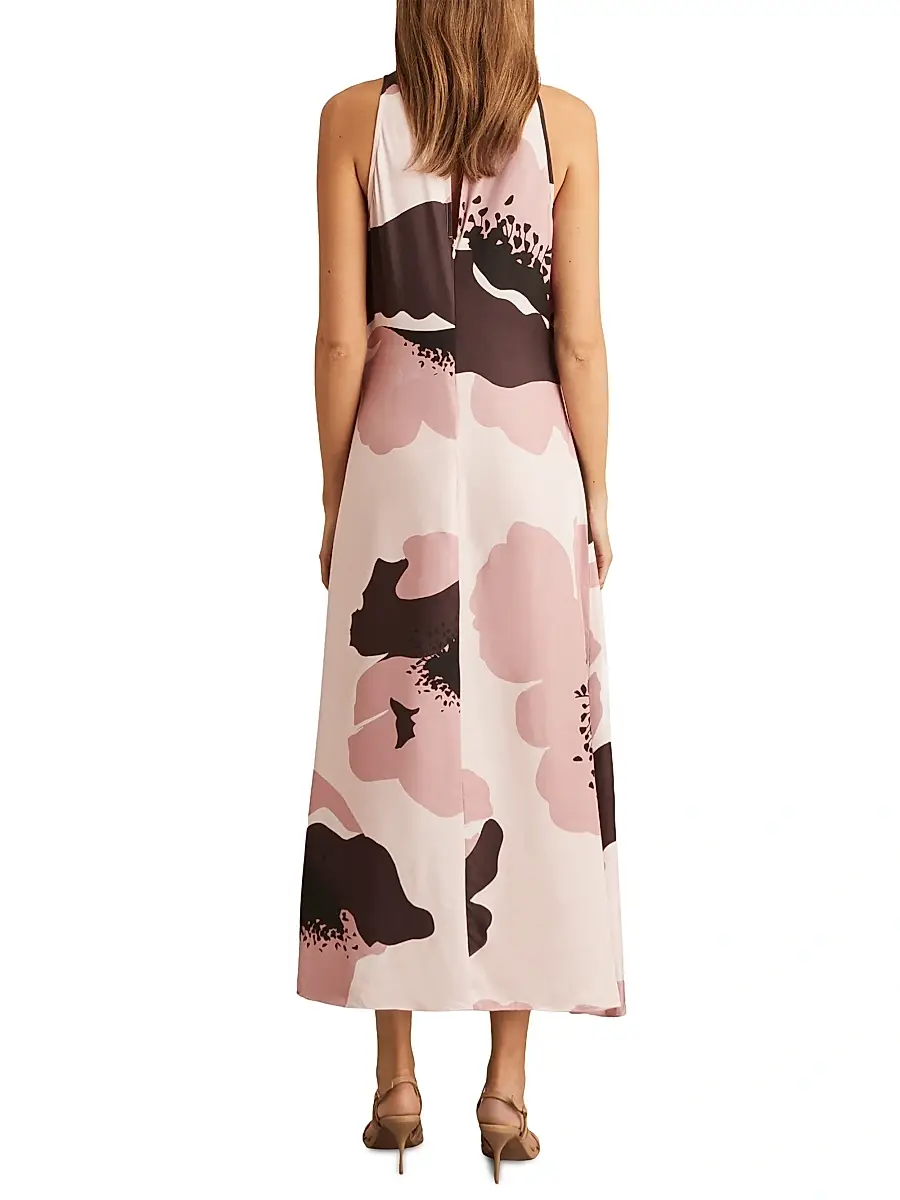 Reiss Women's Michalie Floral Midi-Dress | Thumbnail 3 Reiss Women's Michalie Floral Midi-Dress | Thumbnail 3