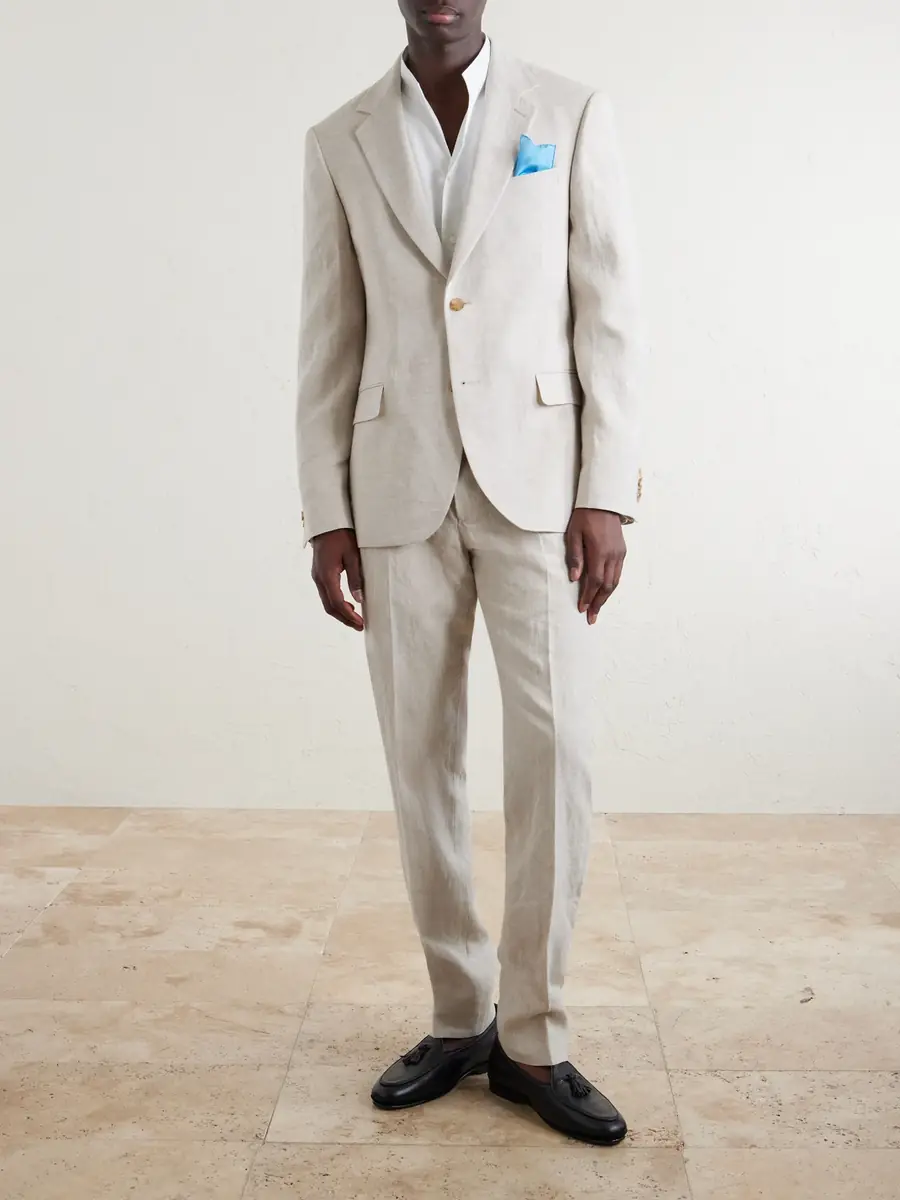 MR P. Slim-Fit Linen Suit Jacket - Men | Thumbnail 2 MR P. Slim-Fit Linen Suit Jacket - Men | Thumbnail 2