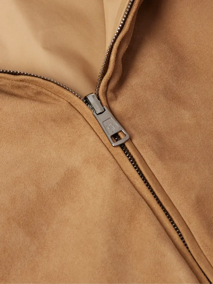 Moncler Turbat Logo-Appliquéd Reversible Suede and AirSoft Shell Jacket - Men | Thumbnail 5 Moncler Turbat Logo-Appliquéd Reversible Suede and AirSoft Shell Jacket - Men | Thumbnail 5