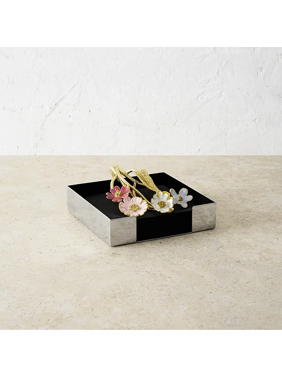 Michael Aram Wildflowers Cocktail Napkin Holder | Thumbnail 2 Michael Aram Wildflowers Cocktail Napkin Holder | Thumbnail 2