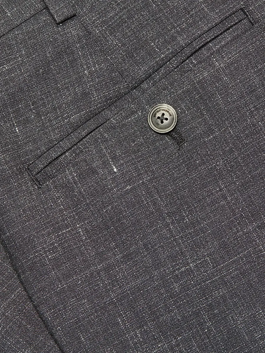 Emporio Armani Men's Virgin Wool-Blend Dress Pants | Thumbnail 7 Emporio Armani Men's Virgin Wool-Blend Dress Pants | Thumbnail 7