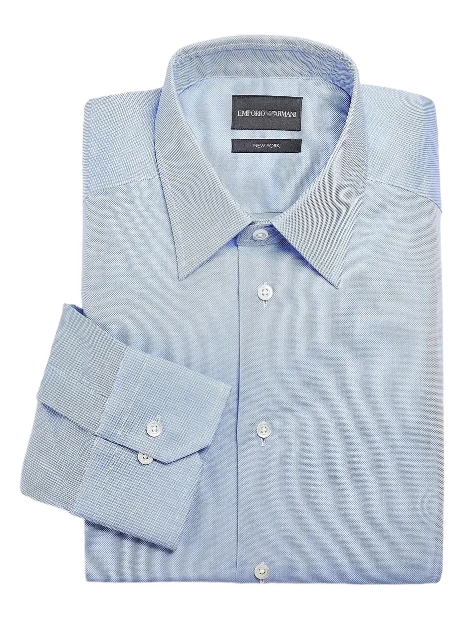 Men's Birdseye Solid Cotton Shirt Men's Birdseye Solid Cotton Shirt