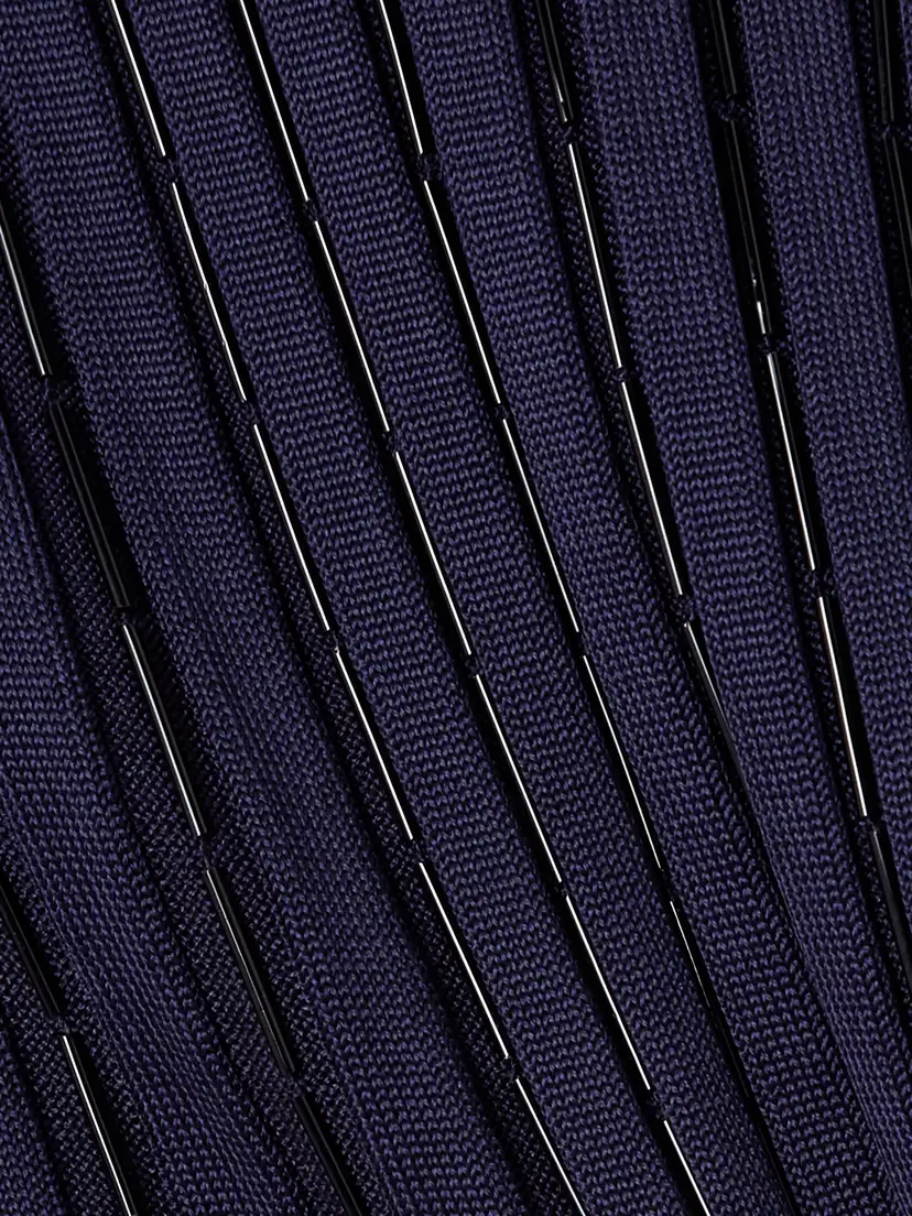 Jil Sander Bead-embellished Ribbed-knit Maxi Dress | Thumbnail 4 Jil Sander Bead-embellished Ribbed-knit Maxi Dress | Thumbnail 4