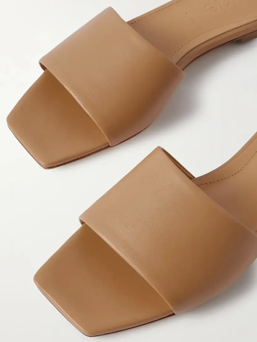 aeyde Anna Leather Slides | Thumbnail 4