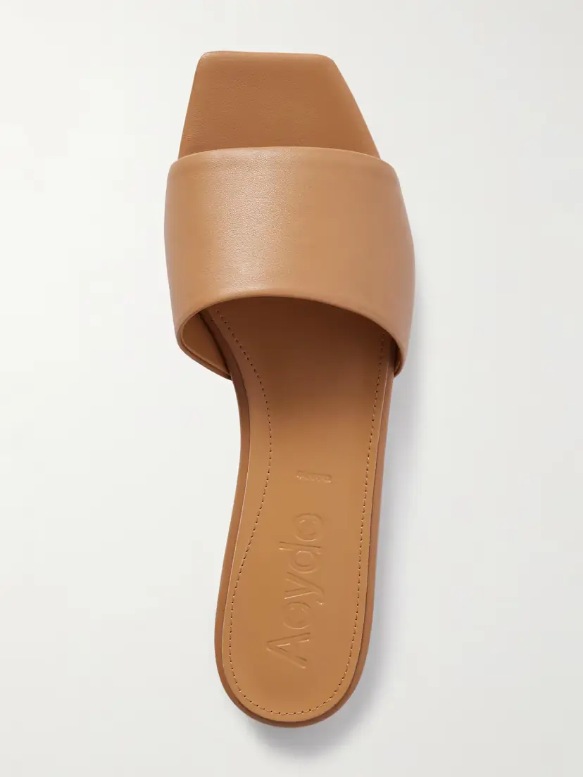 aeyde Anna Leather Slides | Thumbnail 5