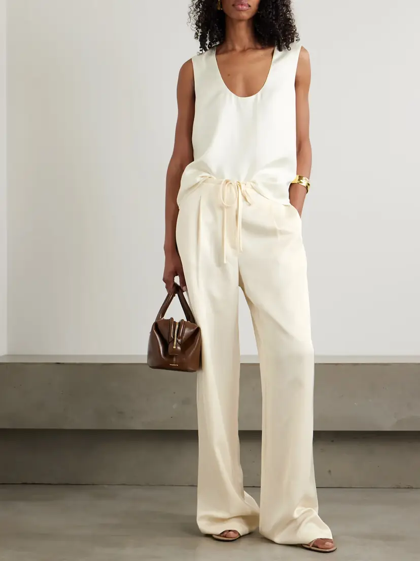 RÓHE Wide-leg Twill Pants | Thumbnail 2
