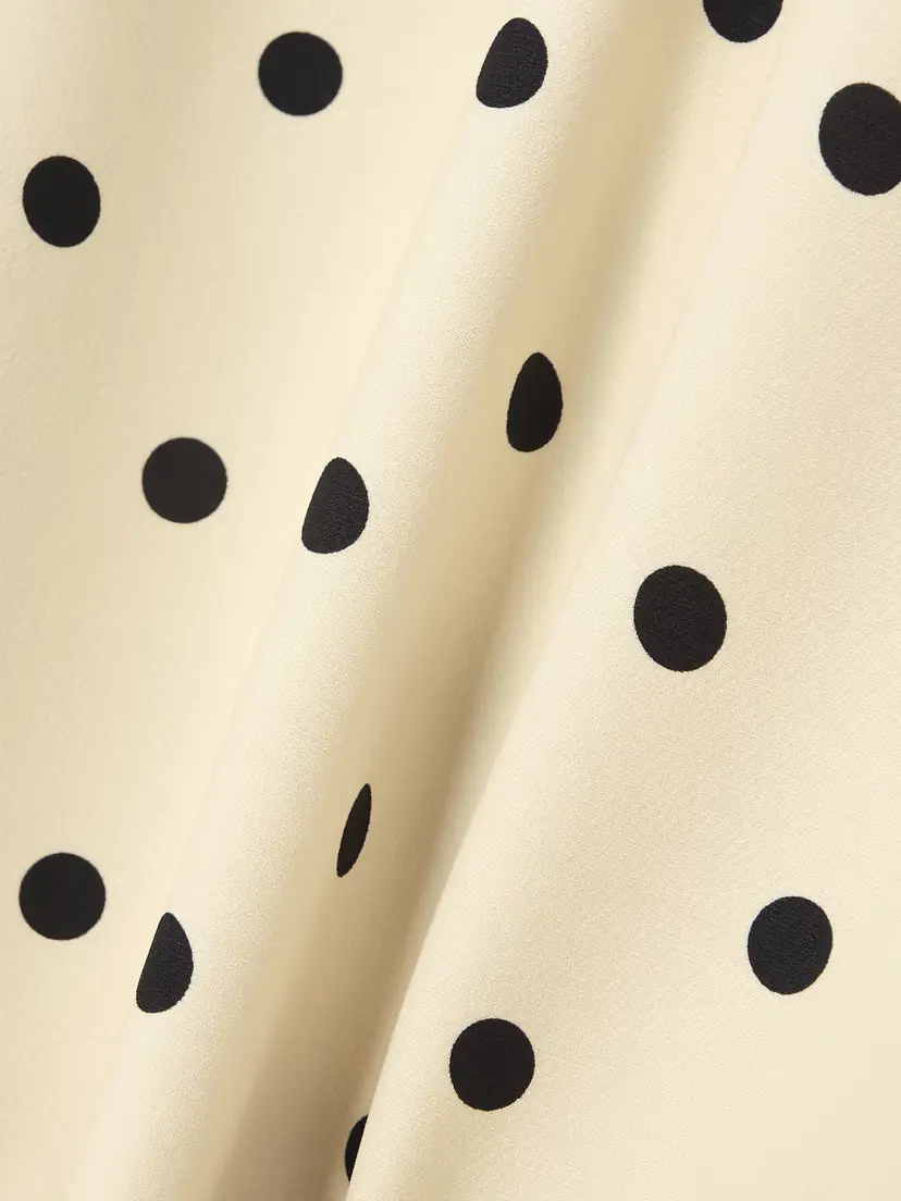 Valentino Garavani Belted Ruffled Polka-dot Wool And Silk-blend Mini Dress | Thumbnail 5 Valentino Garavani Belted Ruffled Polka-dot Wool And Silk-blend Mini Dress | Thumbnail 5
