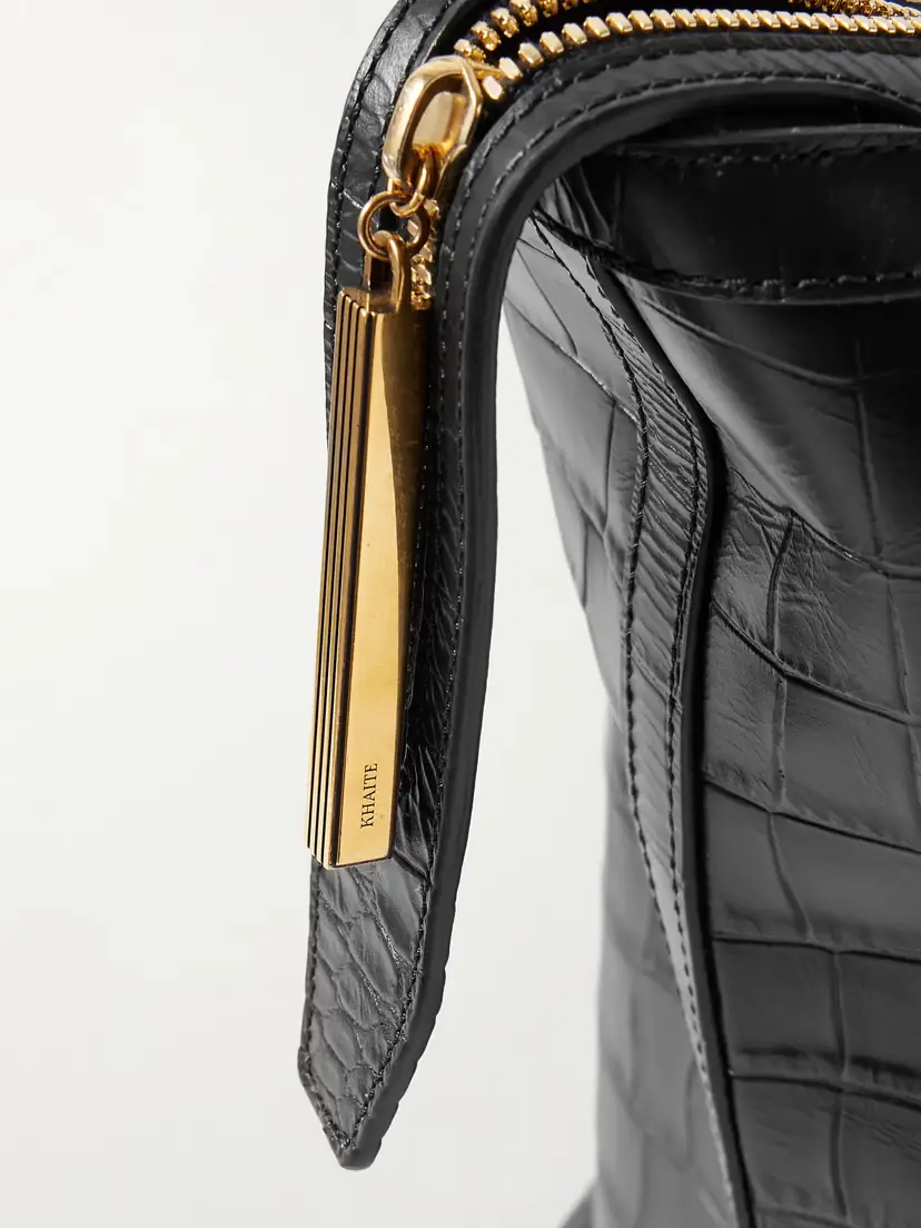 Khaite Kasia Medium Croc-effect Leather Tote | Thumbnail 4 Khaite Kasia Medium Croc-effect Leather Tote | Thumbnail 4