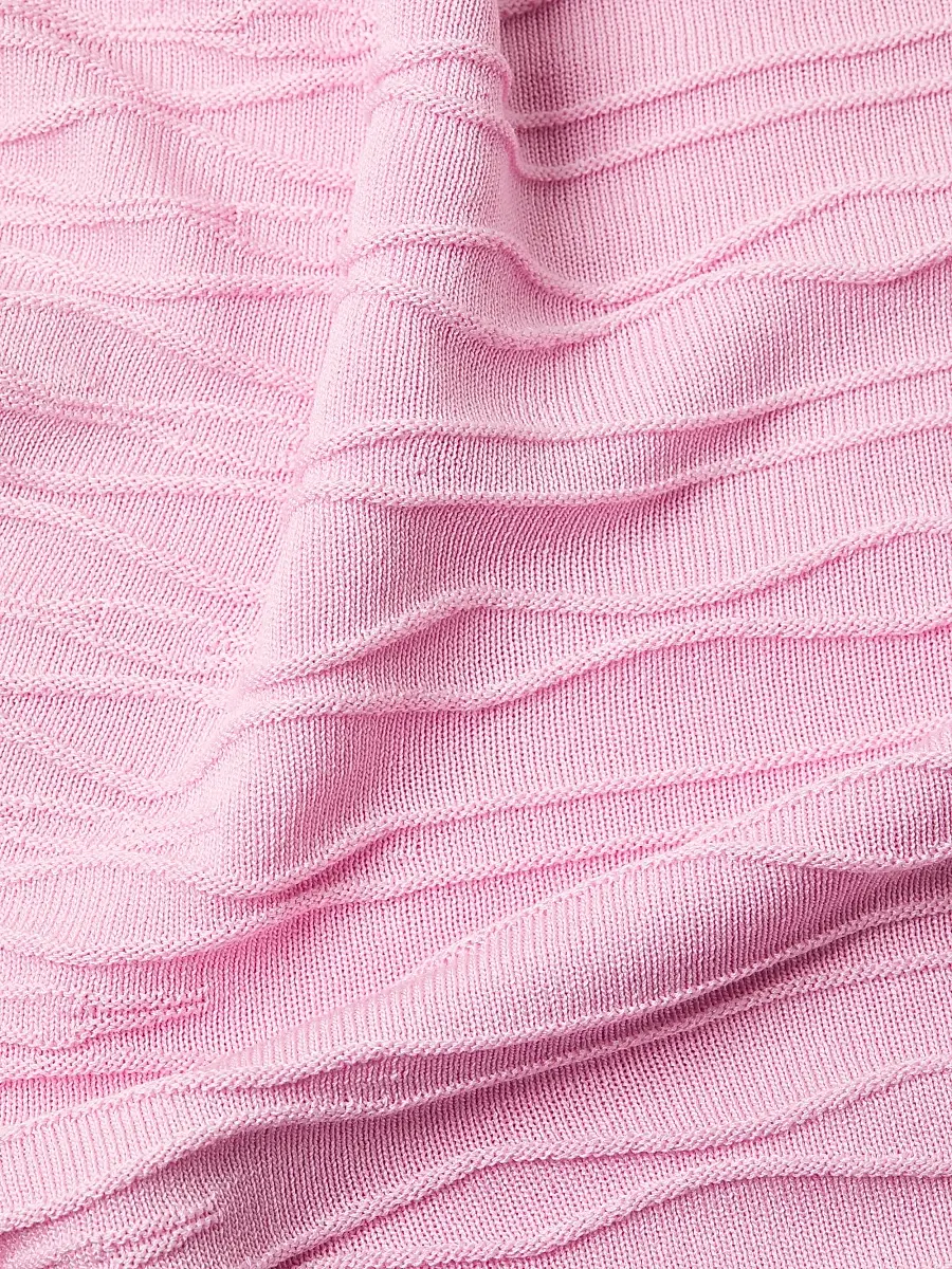 Misook Women's Raised Geometric-Patterned Flared Midi-Skirt - Soft Blush | Thumbnail 6 Misook Women's Raised Geometric-Patterned Flared Midi-Skirt - Soft Blush | Thumbnail 6