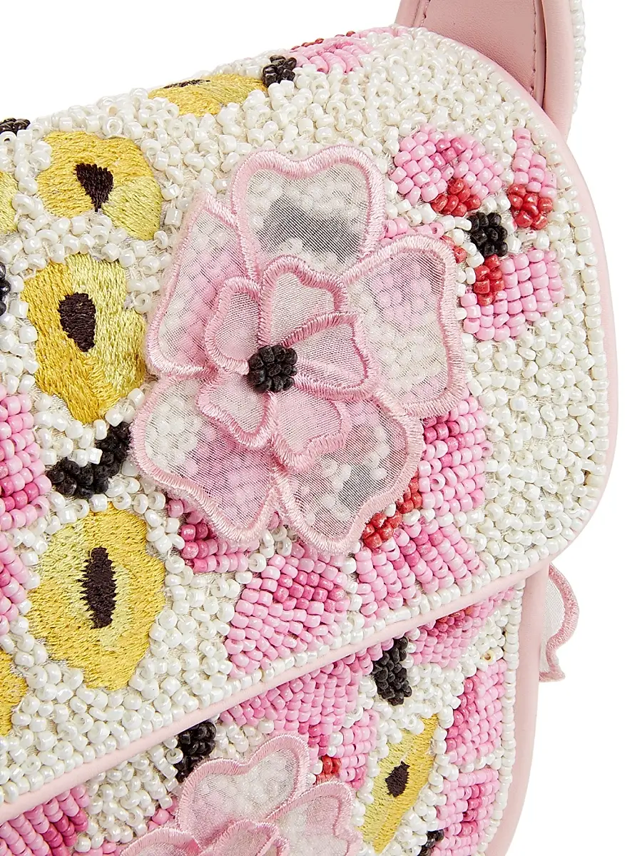 Staud Women's Tommy Floral Beaded Shoulder Bag | Thumbnail 5