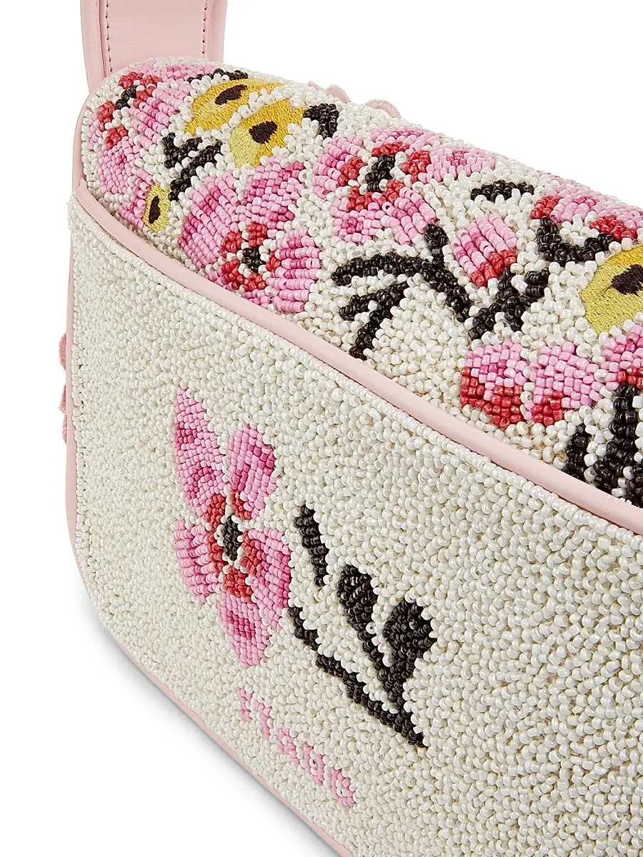 Staud Women's Tommy Floral Beaded Shoulder Bag | Thumbnail 6