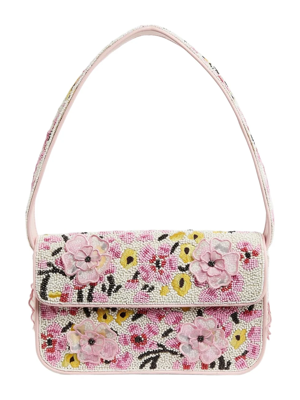 Women's Tommy Floral Beaded Shoulder Bag Women's Tommy Floral Beaded Shoulder Bag