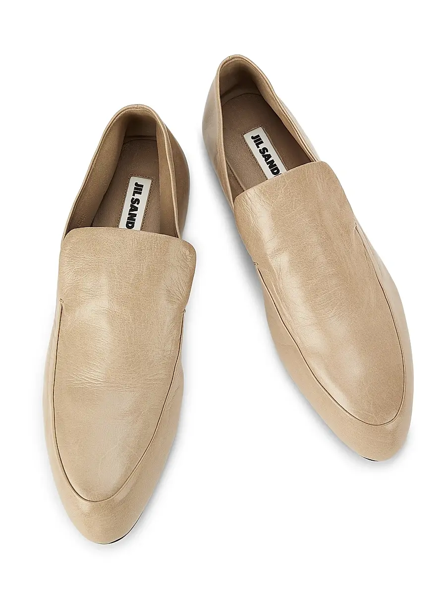 Jil Sander Women's Leather Loafers | Thumbnail 4 Jil Sander Women's Leather Loafers | Thumbnail 4