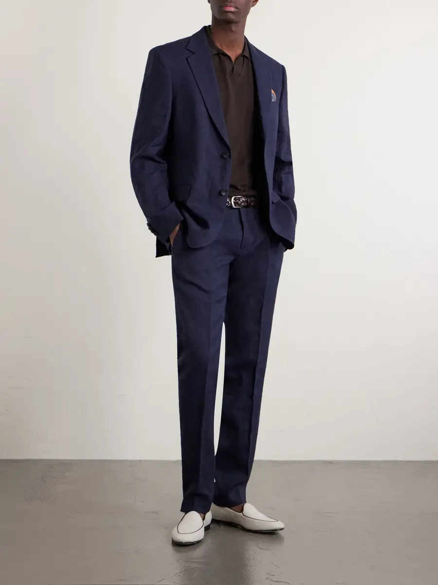 MR P. Phillip Slim-Fit Linen Suit Trousers - Men | Thumbnail 2 MR P. Phillip Slim-Fit Linen Suit Trousers - Men | Thumbnail 2