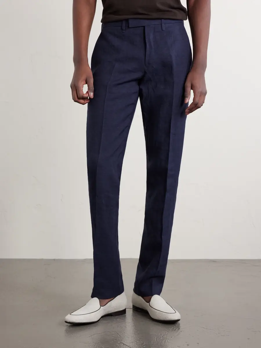 MR P. Phillip Slim-Fit Linen Suit Trousers - Men | Thumbnail 3 MR P. Phillip Slim-Fit Linen Suit Trousers - Men | Thumbnail 3