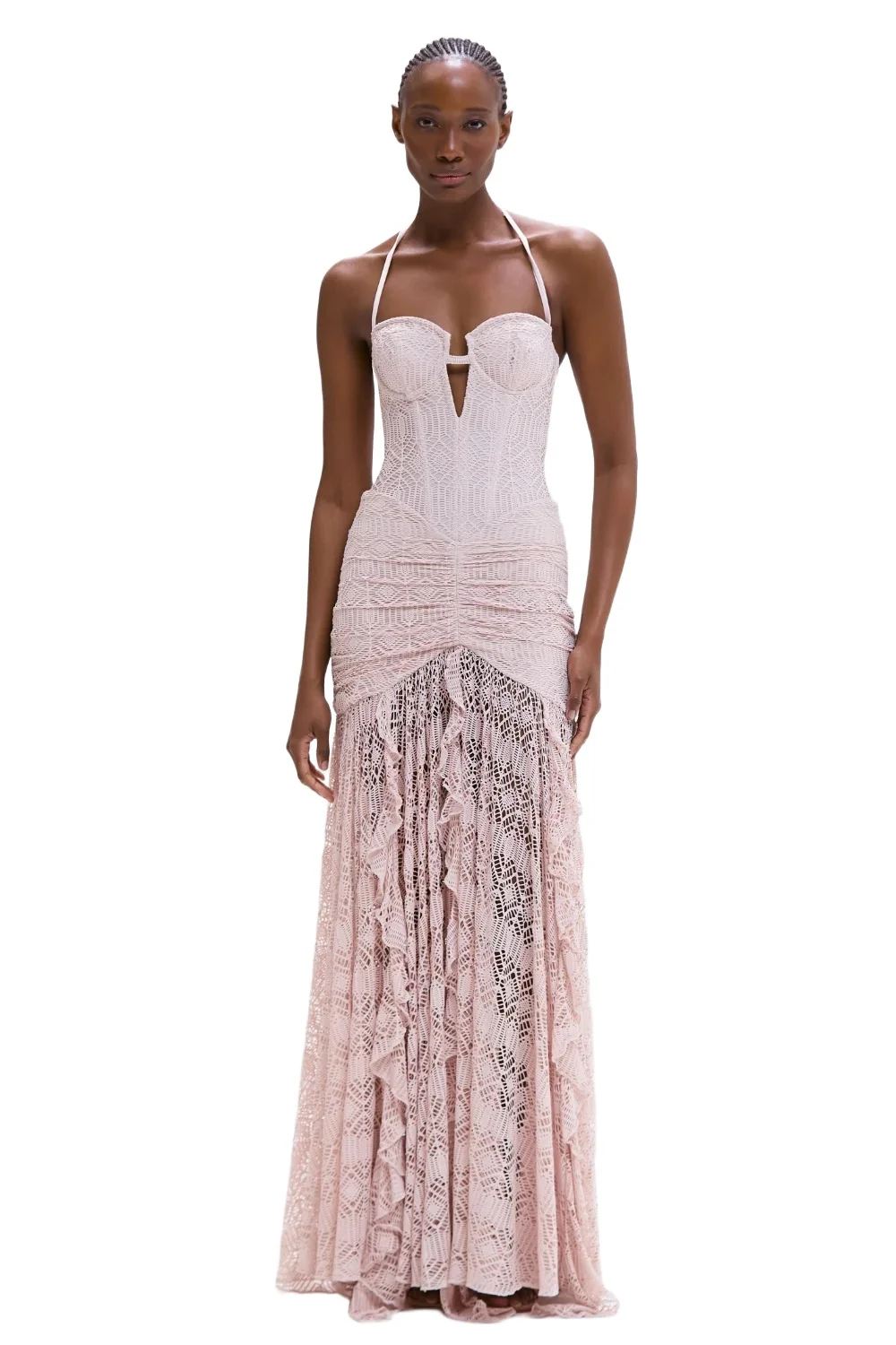 PatBo SEASHELL LYCRA GOWN