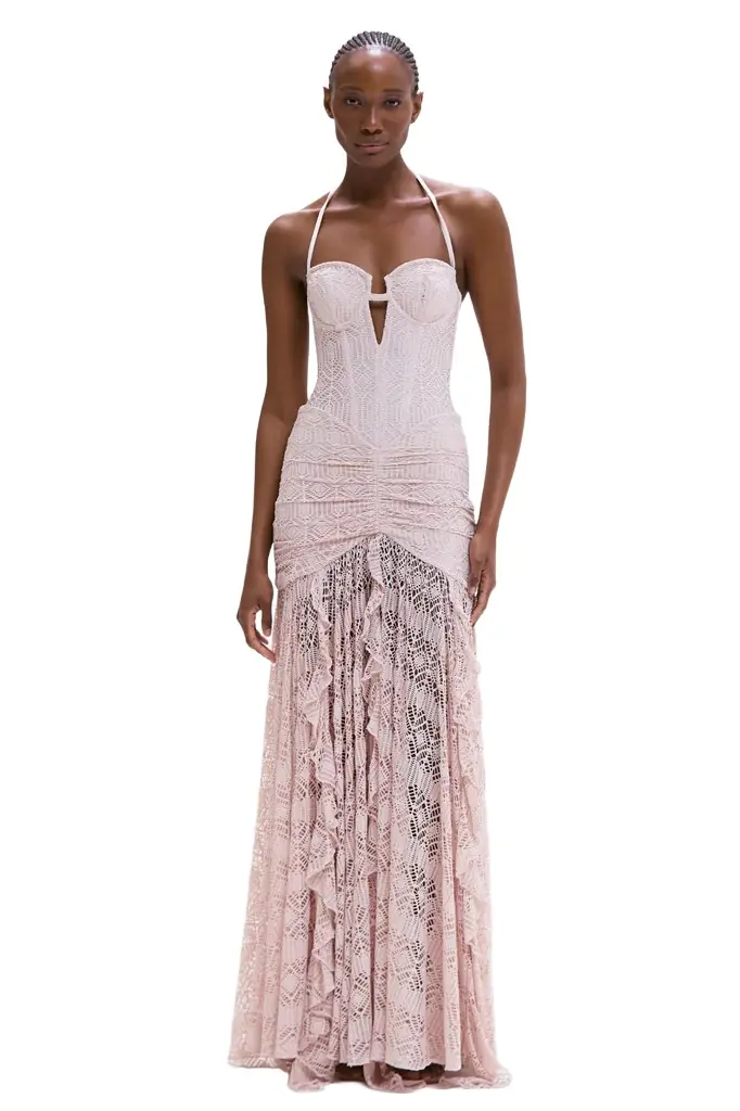 PatBo SEASHELL LYCRA GOWN