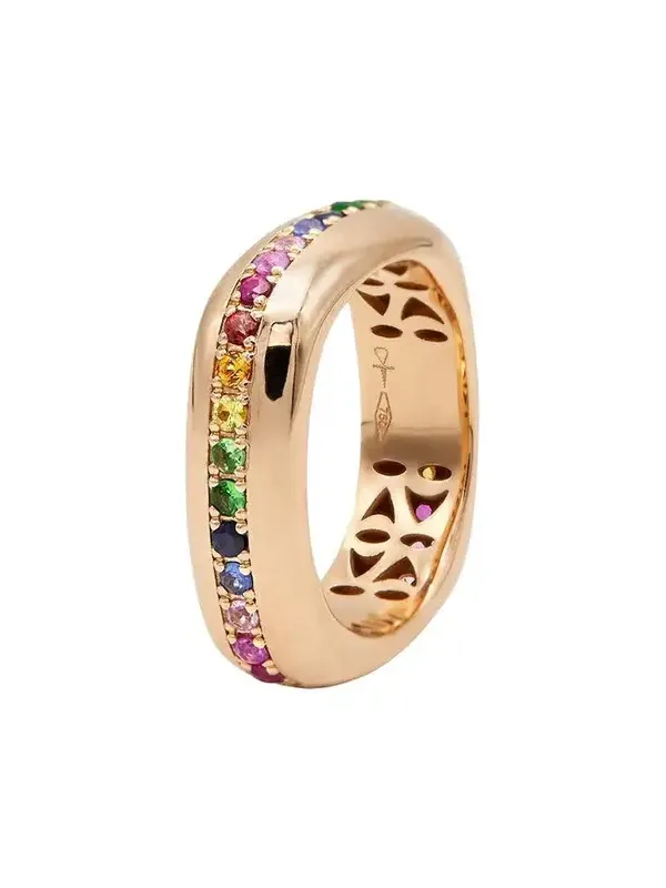 Rainbow Sapphire Ghost Belt Ring Rainbow Sapphire Ghost Belt Ring
