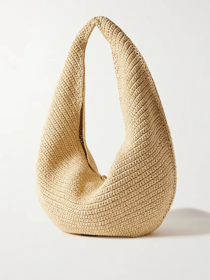 Khaite Olivia Large Raffia Shoulder Bag | Thumbnail 3 Khaite Olivia Large Raffia Shoulder Bag | Thumbnail 3