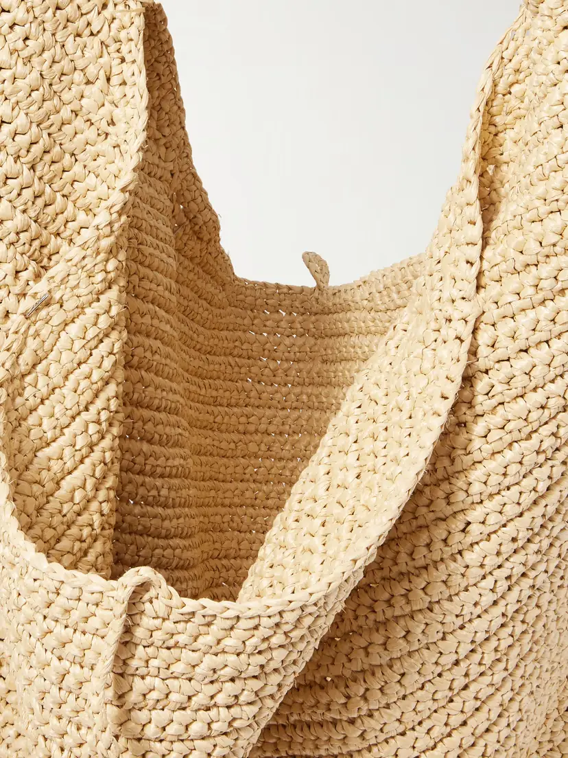 Khaite Olivia Large Raffia Shoulder Bag | Thumbnail 5 Khaite Olivia Large Raffia Shoulder Bag | Thumbnail 5
