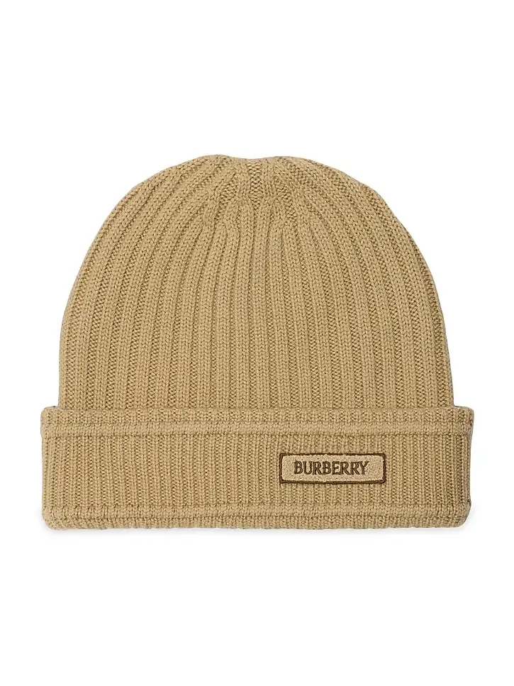 Burberry Women's Rib-Knit Wool Beanie