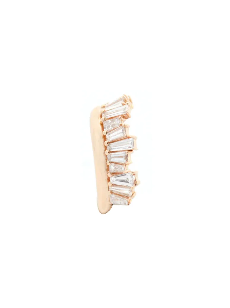 0.45ct Diamond 14K Gold Baguette Ear Cuff 0.45ct Diamond 14K Gold Baguette Ear Cuff