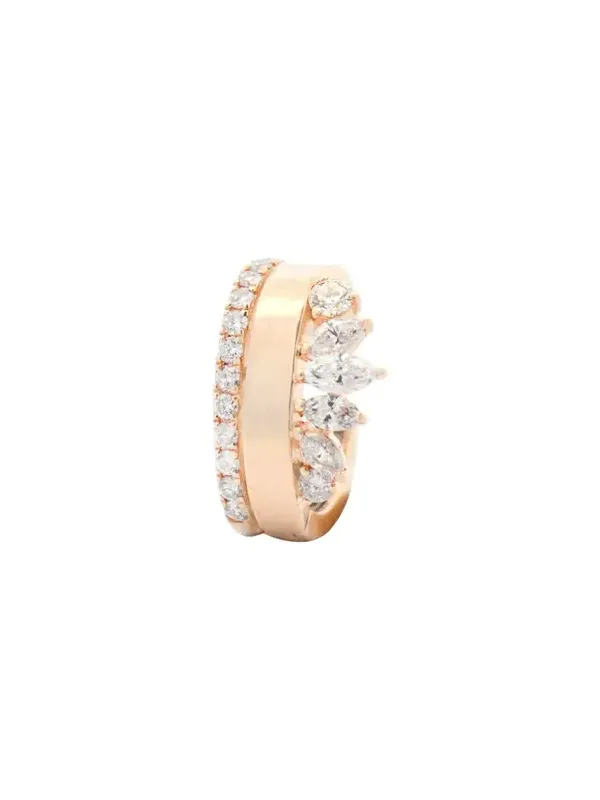 0.87ct Diamond 14K Gold Ear Cuff