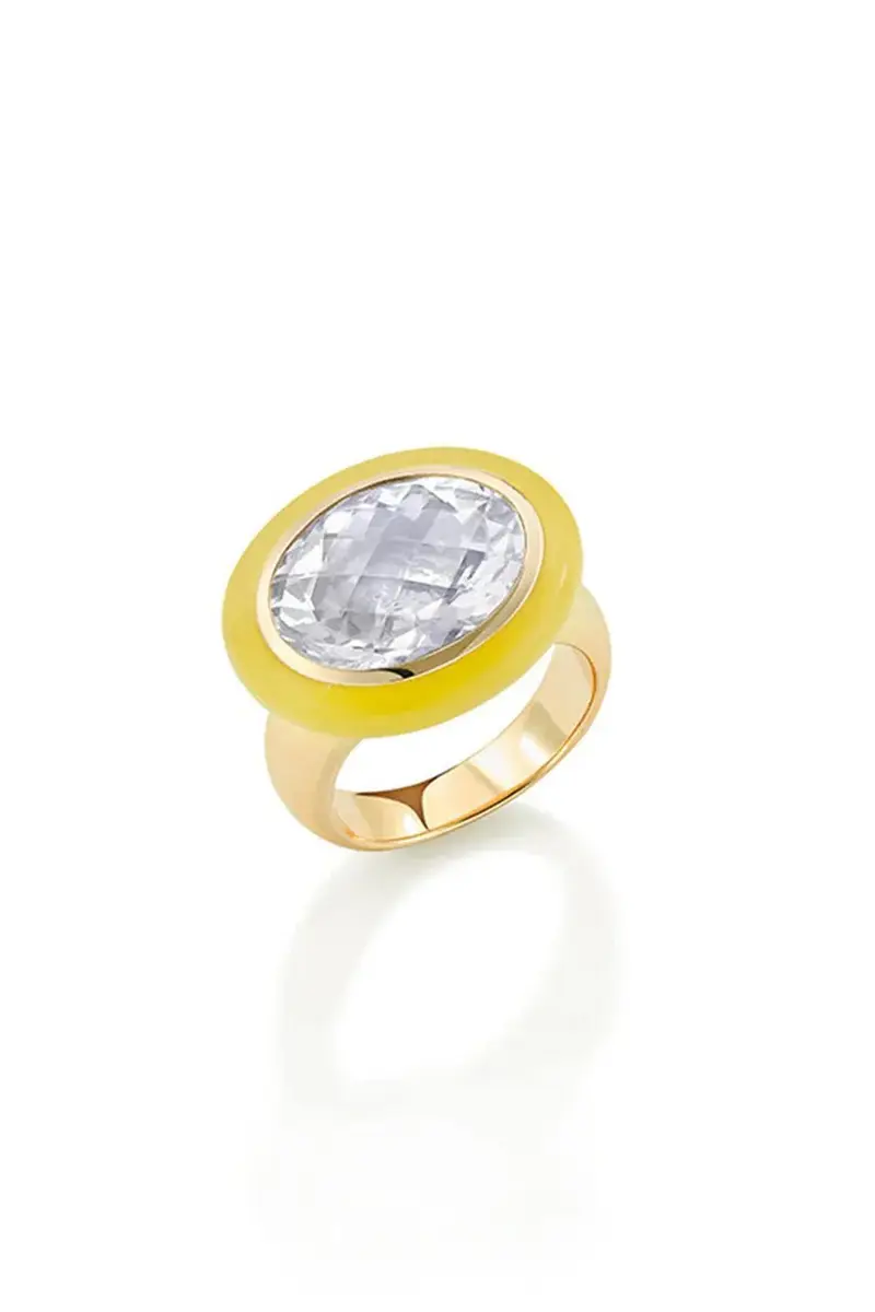 Rock Crystal Arena Ring