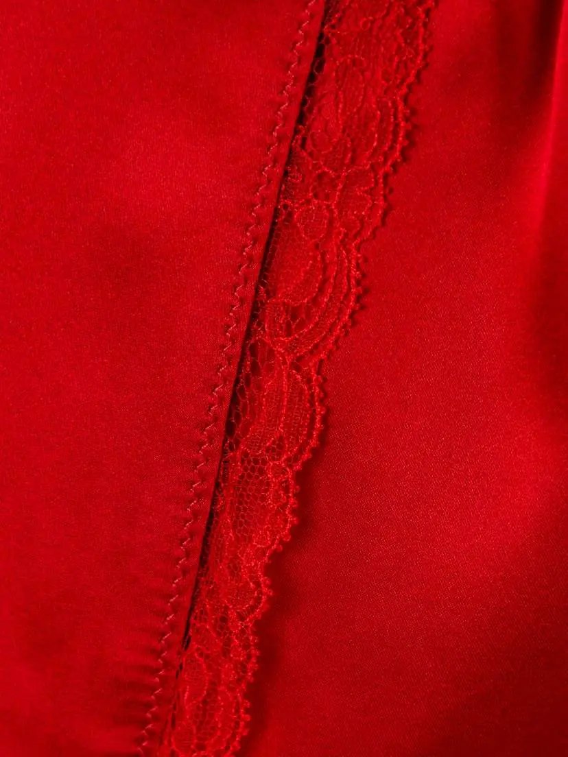 Dries Van Noten Lace-trimmed Silk-blend Satin Shorts | Thumbnail 6