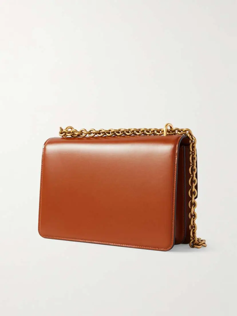 Valentino Garavani Vain Glossed-leather Shoulder Bag | Thumbnail 3 Valentino Garavani Vain Glossed-leather Shoulder Bag | Thumbnail 3