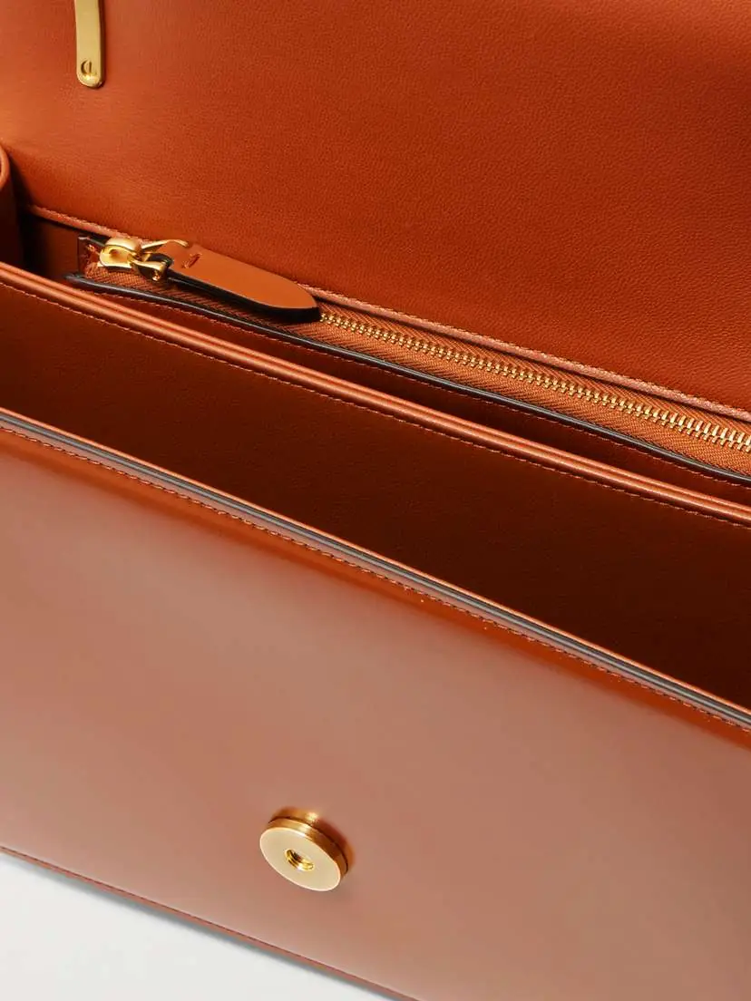 Valentino Garavani Vain Glossed-leather Shoulder Bag | Thumbnail 5 Valentino Garavani Vain Glossed-leather Shoulder Bag | Thumbnail 5
