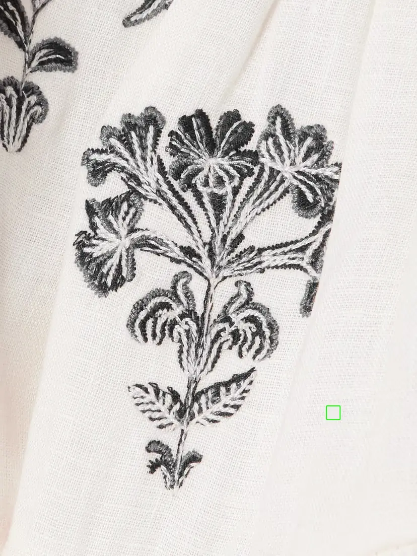 Agua by Agua Bendita Lima Tiered Embroidered Linen Mini Dress | Thumbnail 4 Agua by Agua Bendita Lima Tiered Embroidered Linen Mini Dress | Thumbnail 4