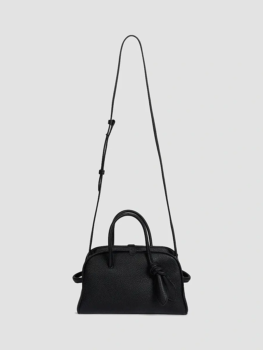 Jacquemus Women's Le Petit Turismo Grained Leather Top Handle Bag - Black | Thumbnail 5 Jacquemus Women's Le Petit Turismo Grained Leather Top Handle Bag - Black | Thumbnail 5