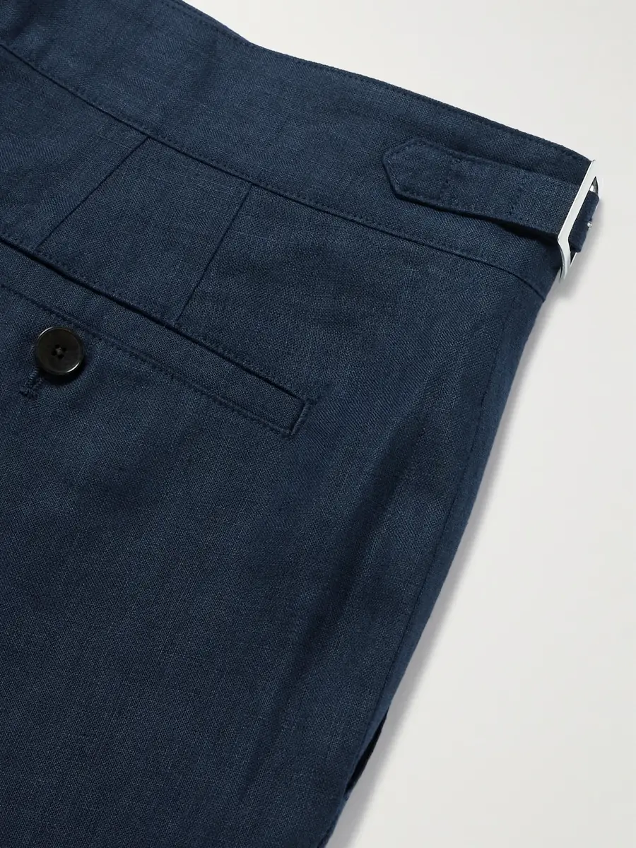 MR P. Steve Tapered Pleated Linen Trousers - Men | Thumbnail 5 MR P. Steve Tapered Pleated Linen Trousers - Men | Thumbnail 5