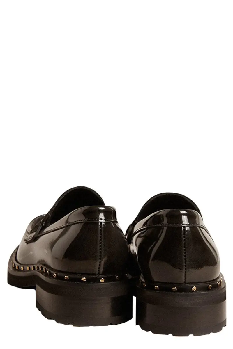 Golden Goose Chunky Loafers In Studded Black Leather | Thumbnail 5