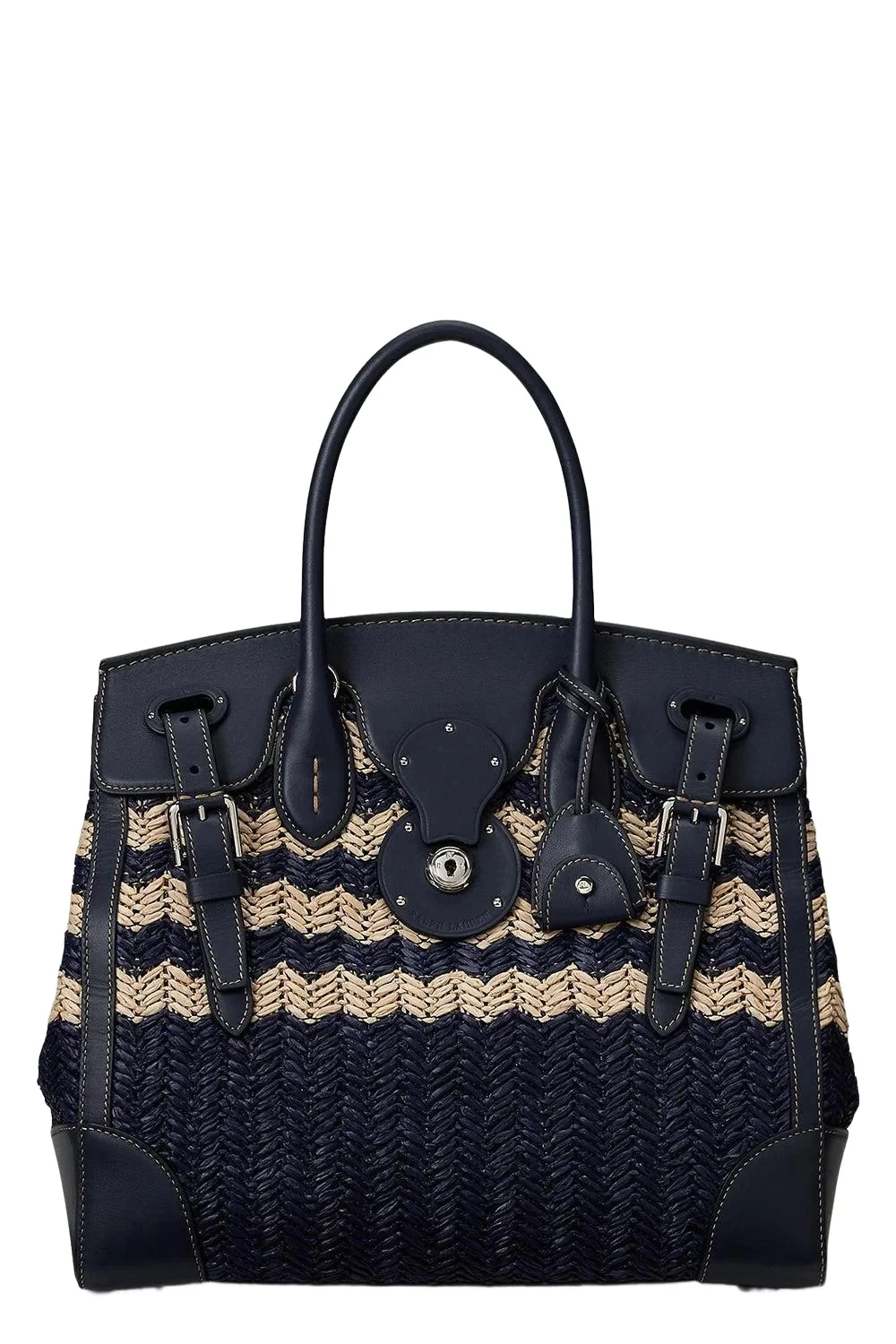 Ralph Lauren Soft Ricky 33 Raffia Bag
