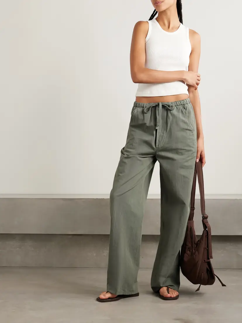 Citizens of Humanity Aurora Cotton And Linen-blend Wide-leg Pants | Thumbnail 2 Citizens of Humanity Aurora Cotton And Linen-blend Wide-leg Pants | Thumbnail 2