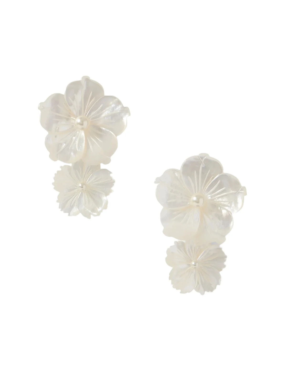 Geneva Mother-of-pearl, Gold-plated And Pearl Earrings - Neutrals