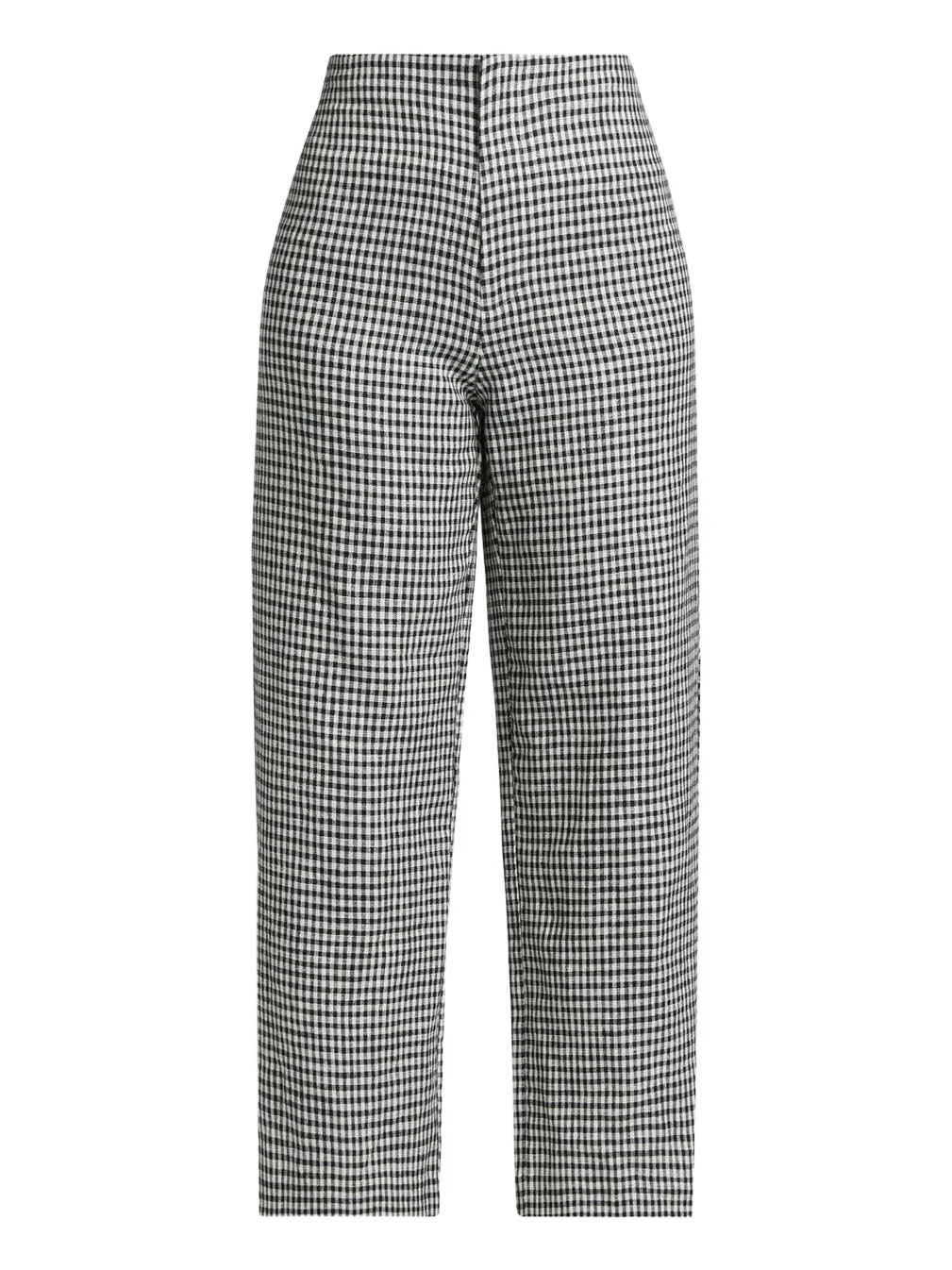 Reformation Women's Joni Gingham Linen Crop Pants