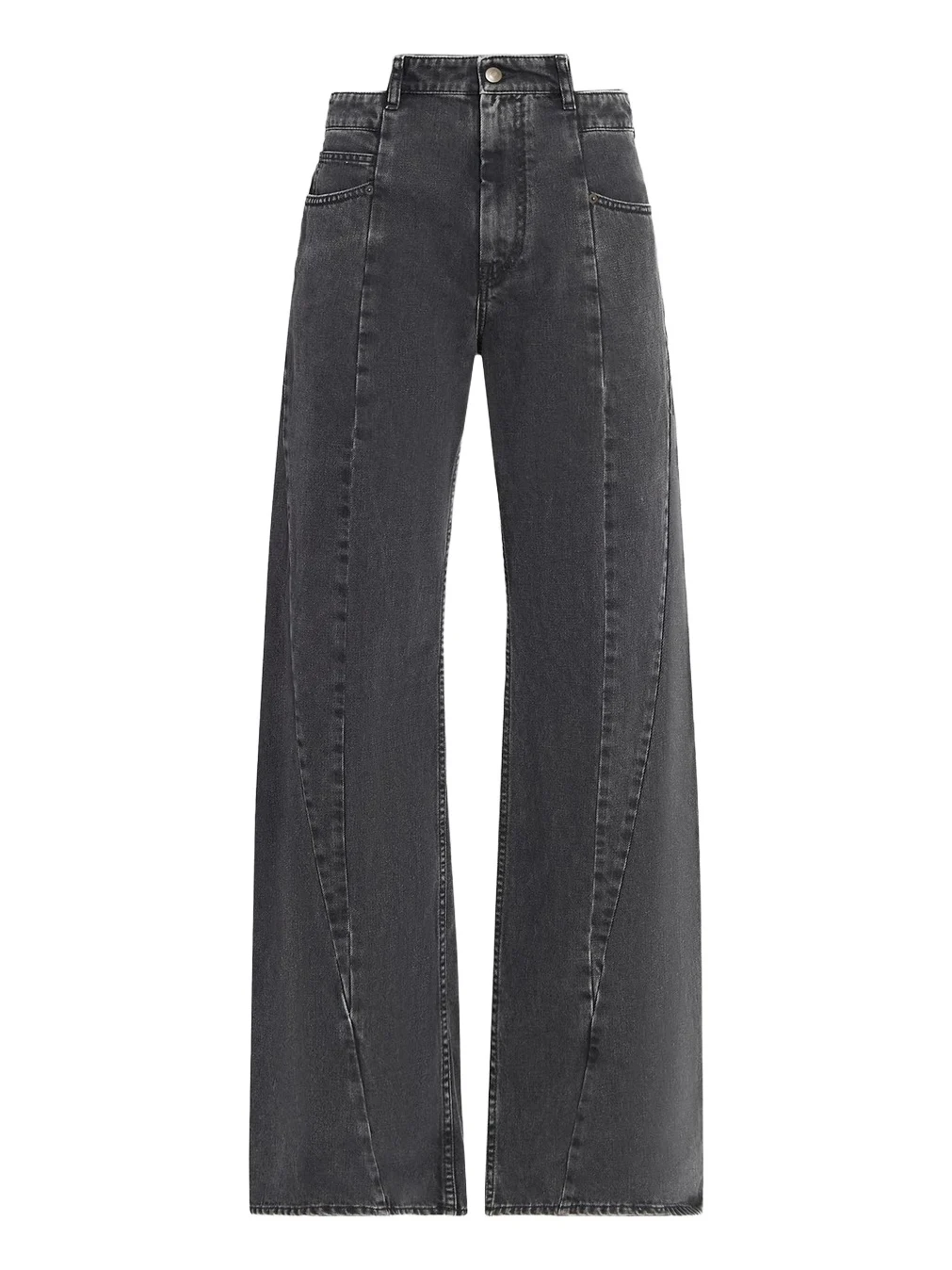 Women's Cut-Out Wide-Leg Jeans
