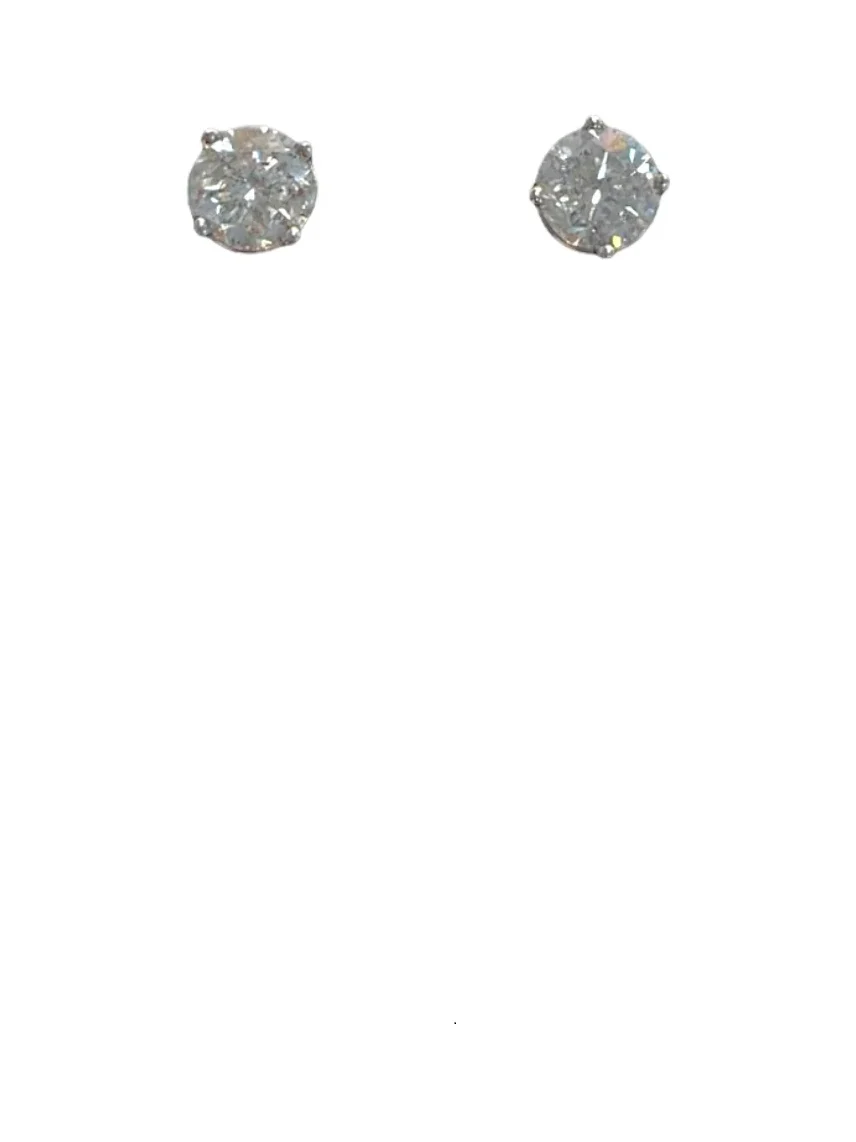 14K WG 1.43 CT DIA FOUR PRONG