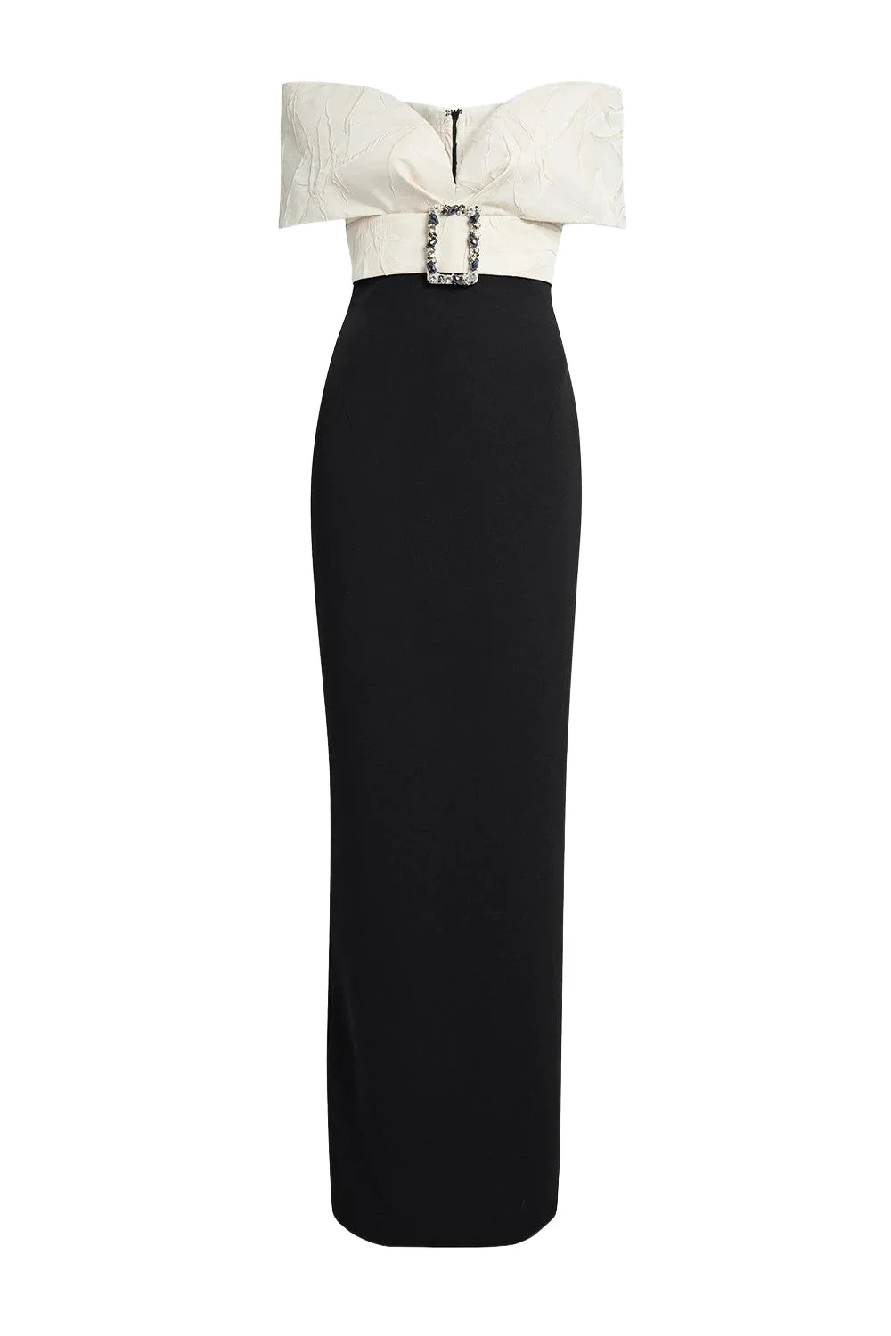 Abike Gown - Ivory Black Abike Gown - Ivory Black