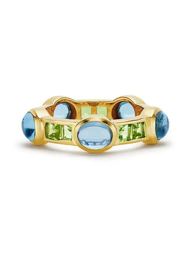 Peridot Ibiza Van Stack Ring