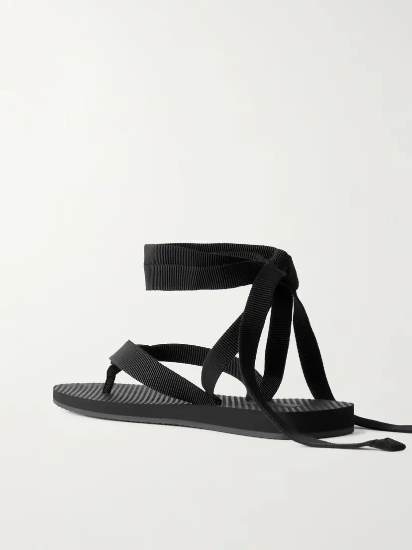The Row Dune Knot Cotton-blend Grosgrain Sandals | Thumbnail 3 The Row Dune Knot Cotton-blend Grosgrain Sandals | Thumbnail 3