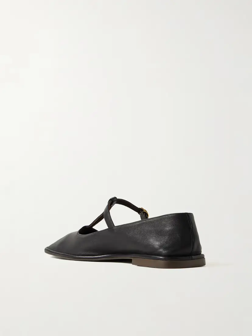 The Row Leather Mary Jane Ballet Flats | Thumbnail 3