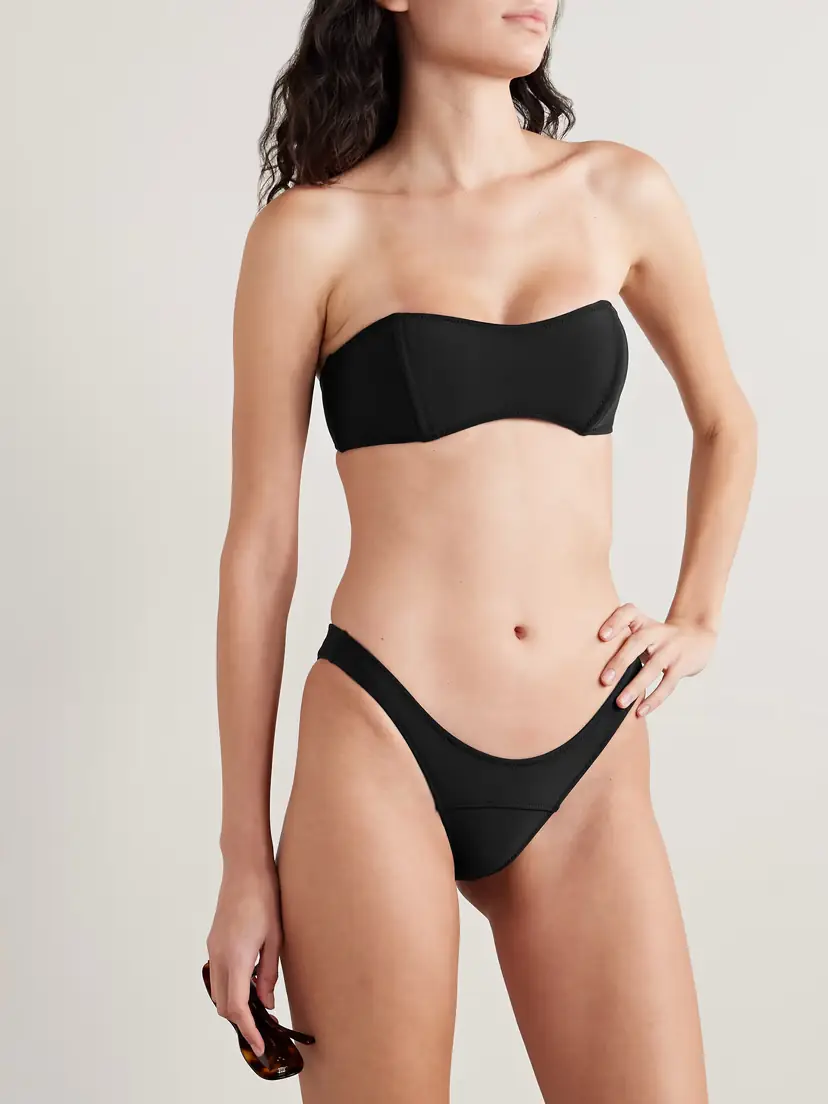 Lisa Marie Fernandez Natalie Strapless Neoprene Bikini | Thumbnail 2