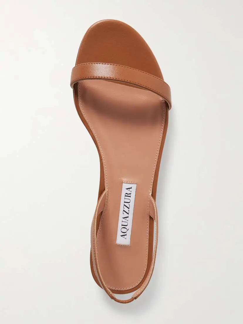 Aquazzura So Nude Leather Slingback Sandals | Thumbnail 5